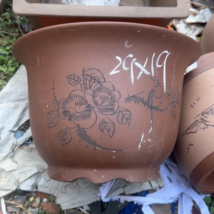 紫砂花盆特价清仓