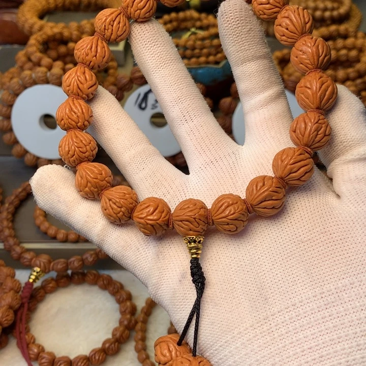 桃核手串秦岭龙纹