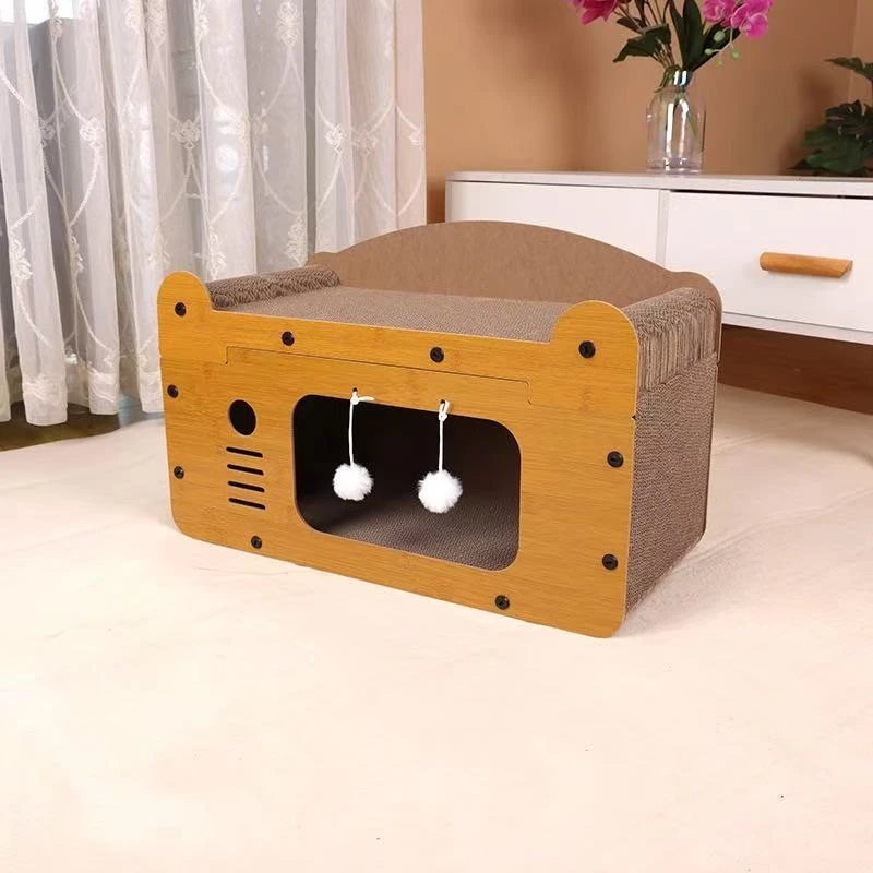 耐磨不掉屑猫抓板猫窝一体通用猫咪玩具四季适用猫屋