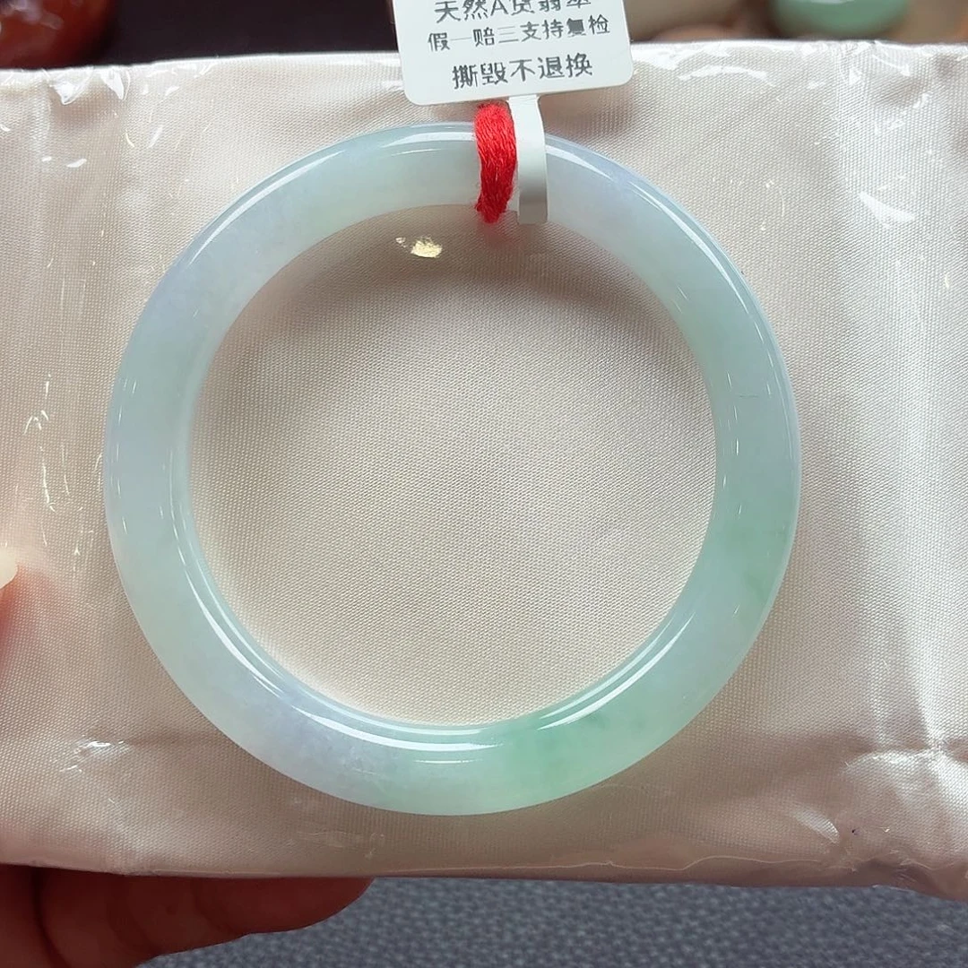 翡翠未镶嵌手镯天然缅甸A货翡翠