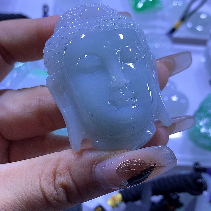 颈饰未镶嵌翡翠天然翡翠A货吊坠