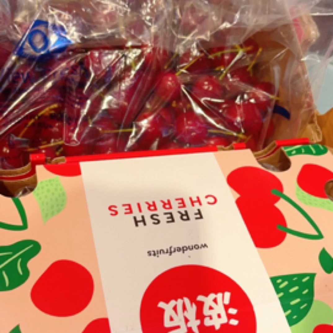 2J车厘子一盒5斤