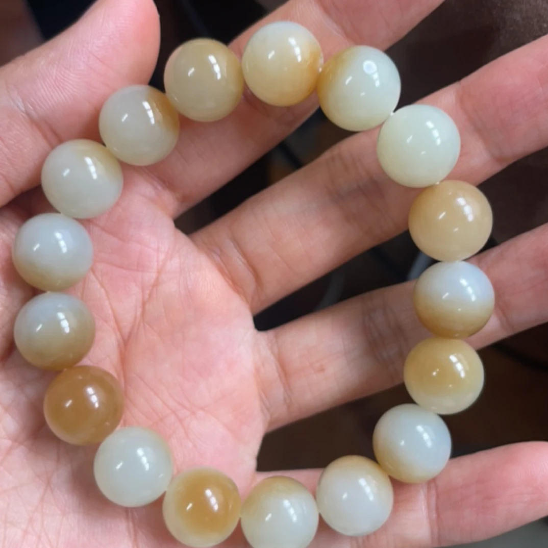 和田玉且末手链12(微色差)