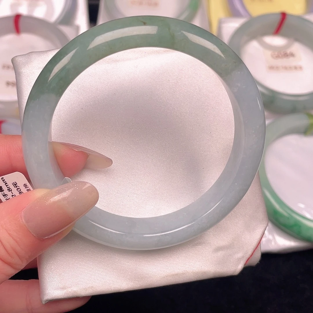 翡翠未镶嵌手镯098