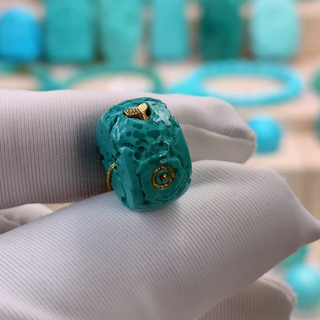 绿松石挂件未镶嵌