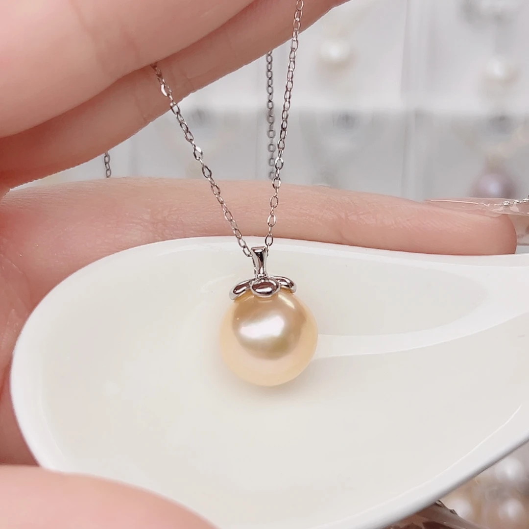 淡水珍珠未镶嵌吊坠(赠链)