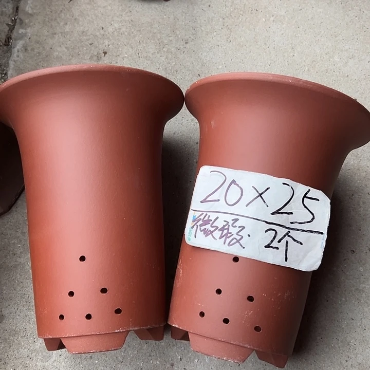 紫砂花盆宜兴紫砂花盆厂家直销2只