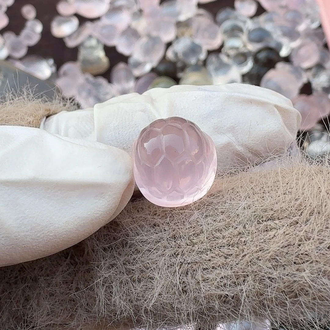 银S925镶嵌珠宝半成品水晶B****ɞ