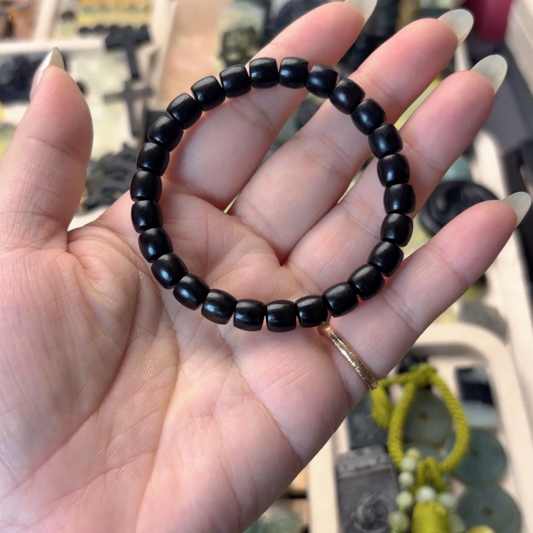 蛇纹石玉合金颈饰