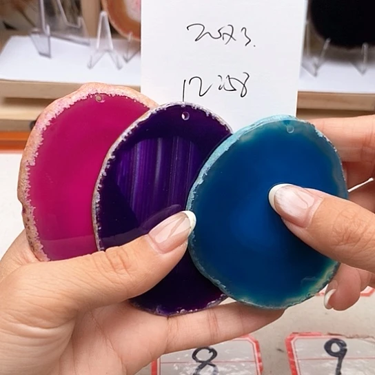 玛瑙/玉髓颈饰足银镀金镶嵌静**林