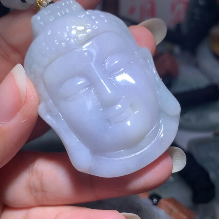 翡翠未镶嵌颈饰保真天然A货翡翠