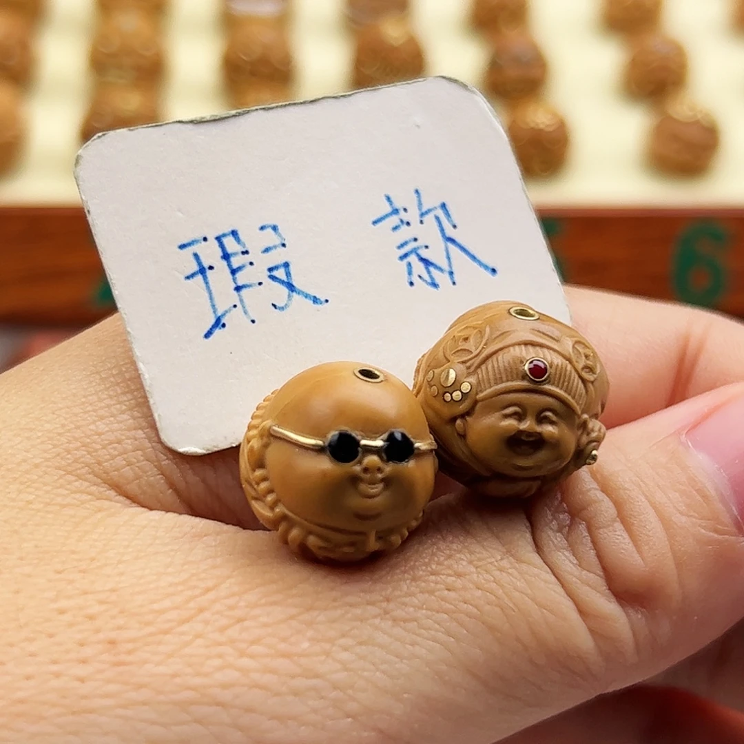 猴头核桃把件瑕款