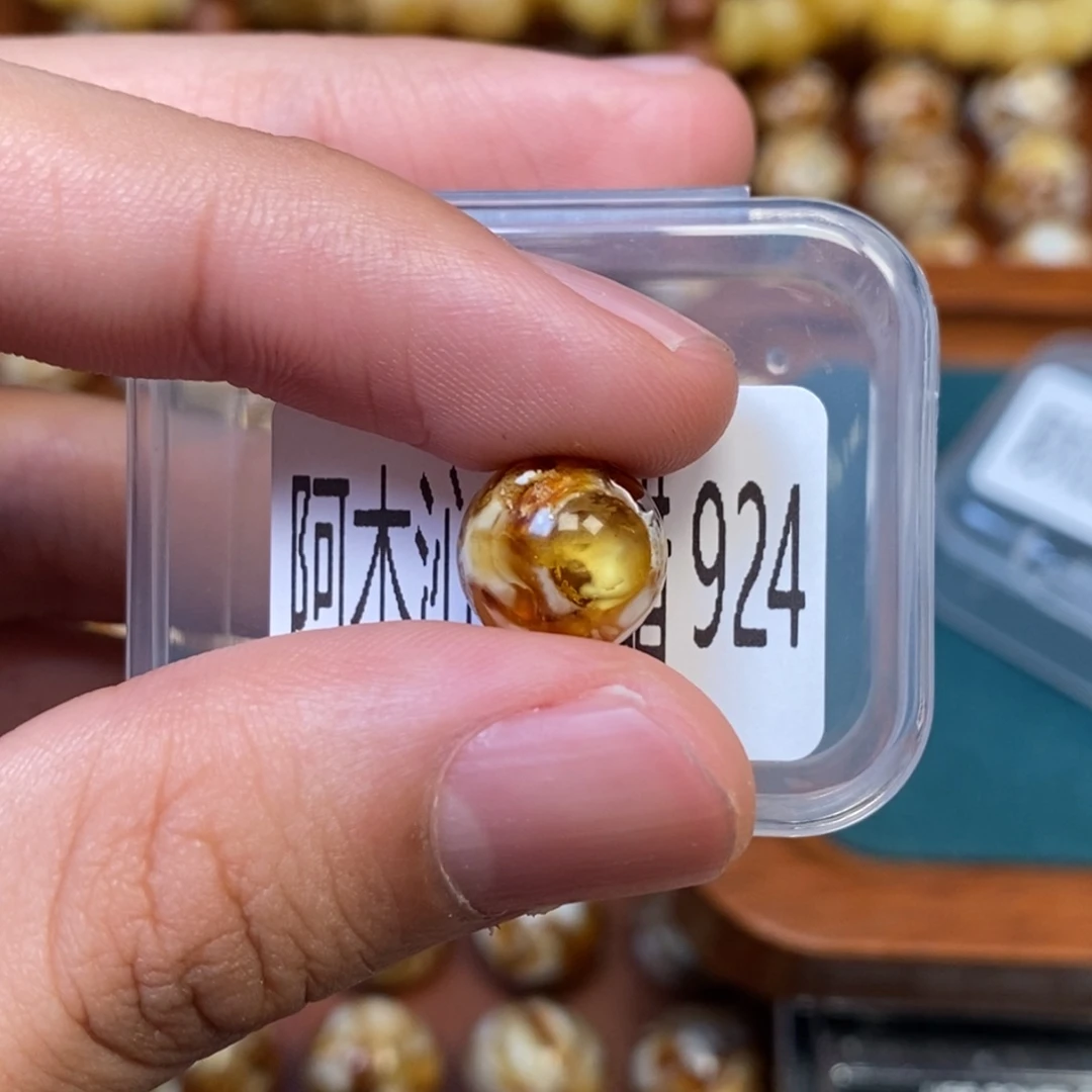 把件猴头核桃沁色圆珠老型924
