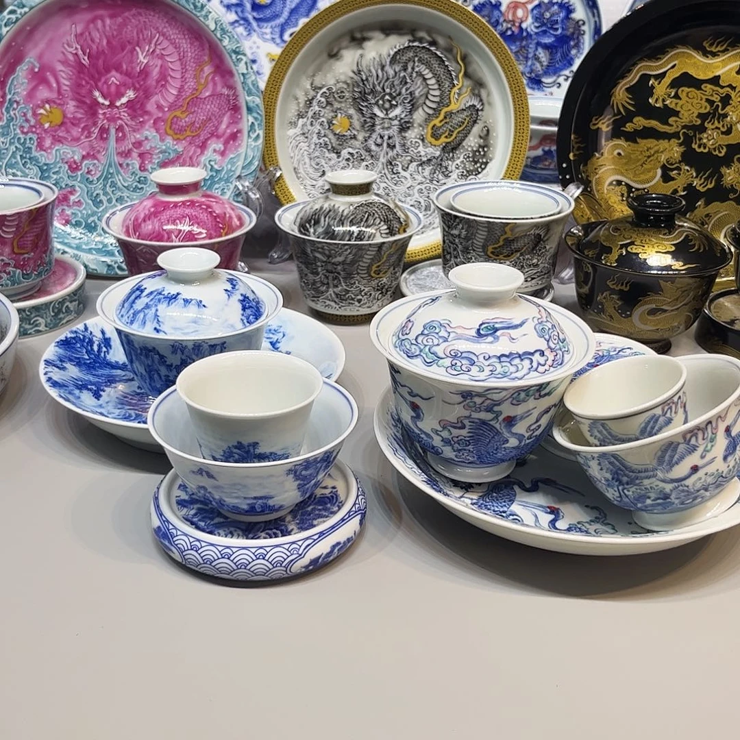 向***～茶盏景德镇陶瓷艺术品