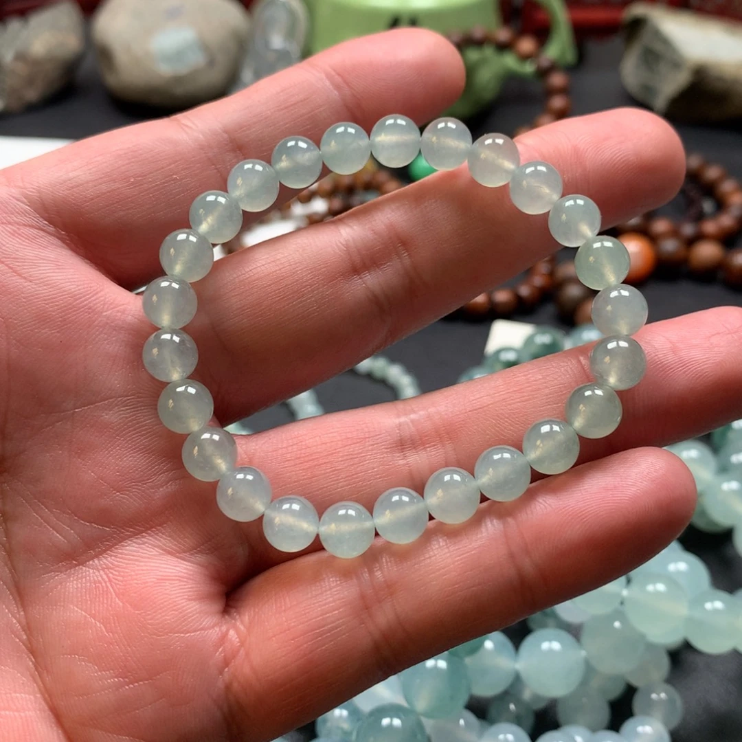 定制翡翠未镶嵌卡7.5 26颗