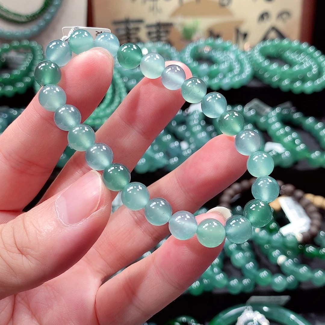 翡翠未镶嵌手链卡8