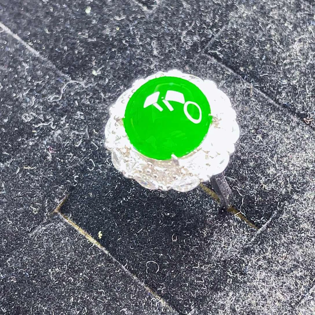 翡翠银S925镶嵌颈饰43