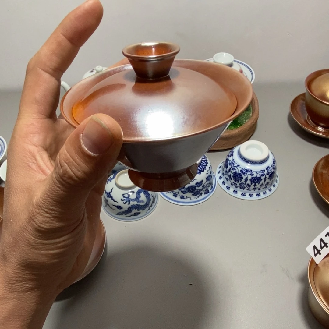 柴烧茶具陶瓷杯子