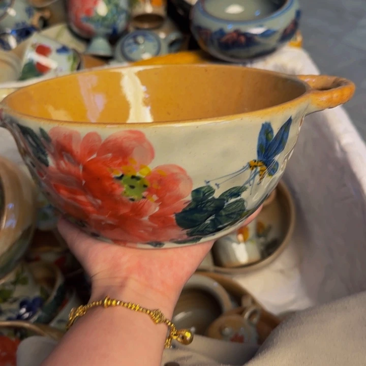 瓷片景德镇陶瓷手工手绘