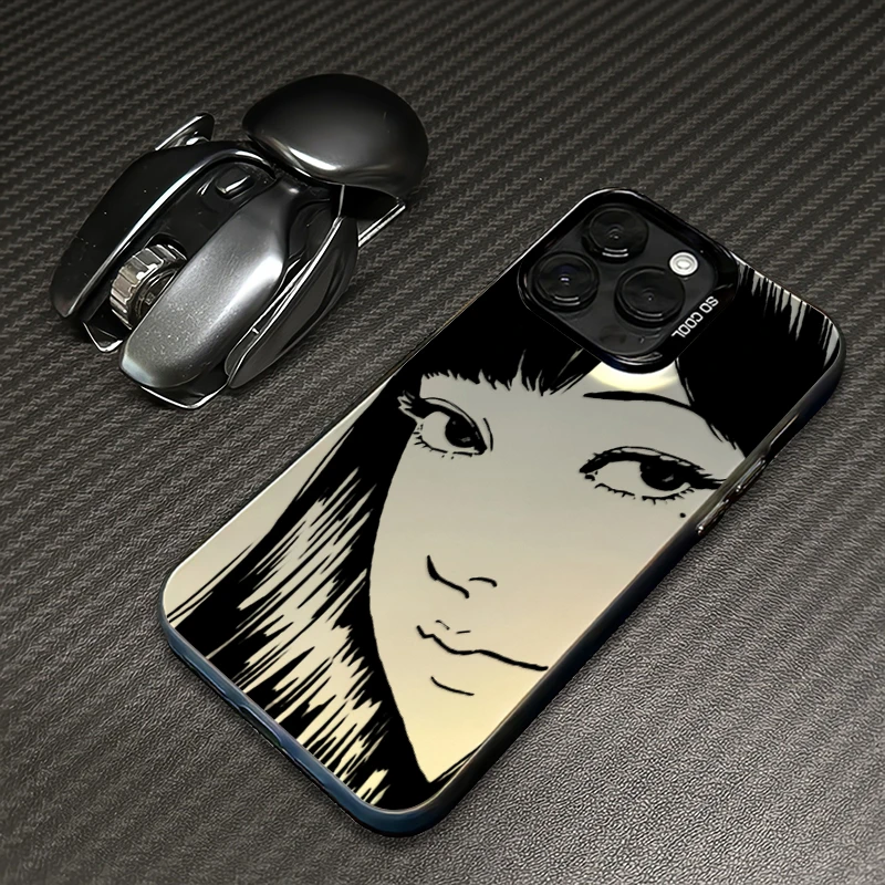 川上富江适用苹果16手机壳15promax动漫iphone14pro磨砂13套12/11