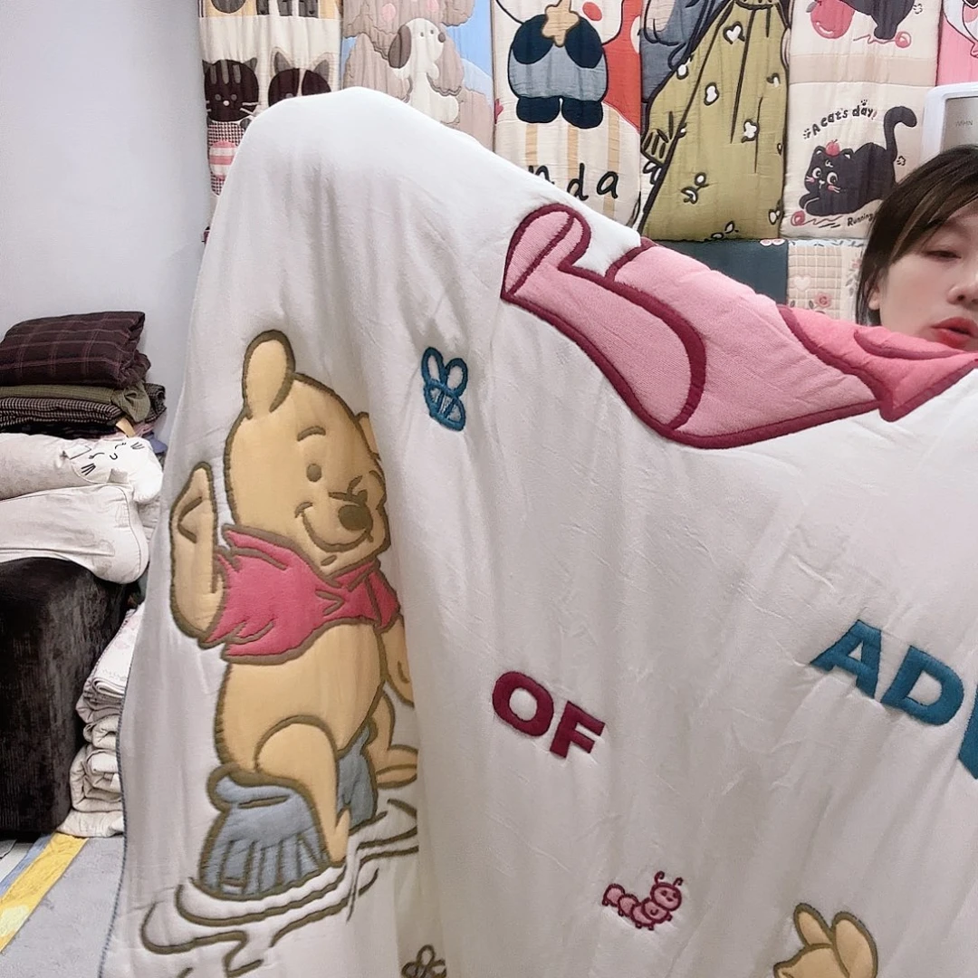 棉加厚泡芙被维尼150/200