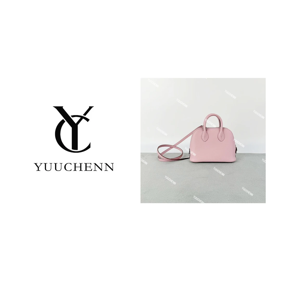 YUUCHENN手工【保龄球】进口Tc皮18cm原创设计高定真皮包 HH6337