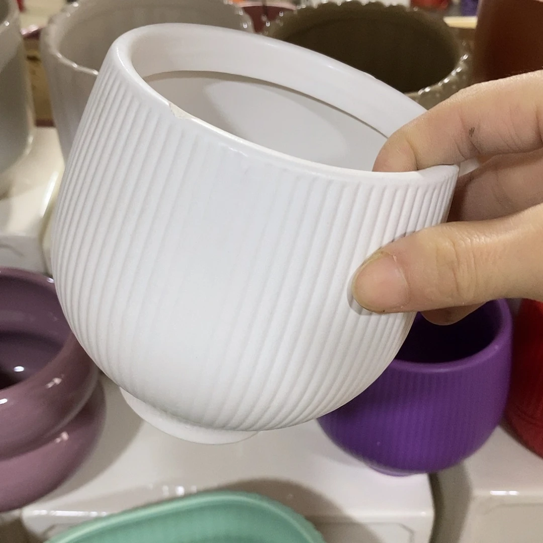 杯子陶陶盆有孔 瑕疵介意勿拍