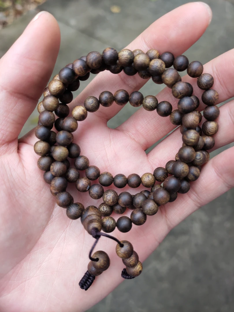 奇楠沉香圆珠0.6多圈11g+多样性发一