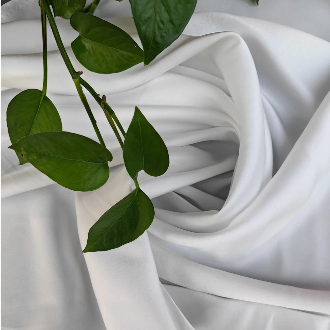 8008#SPH有光缎飘逸 透气本白坯布现货品种齐全常年备货