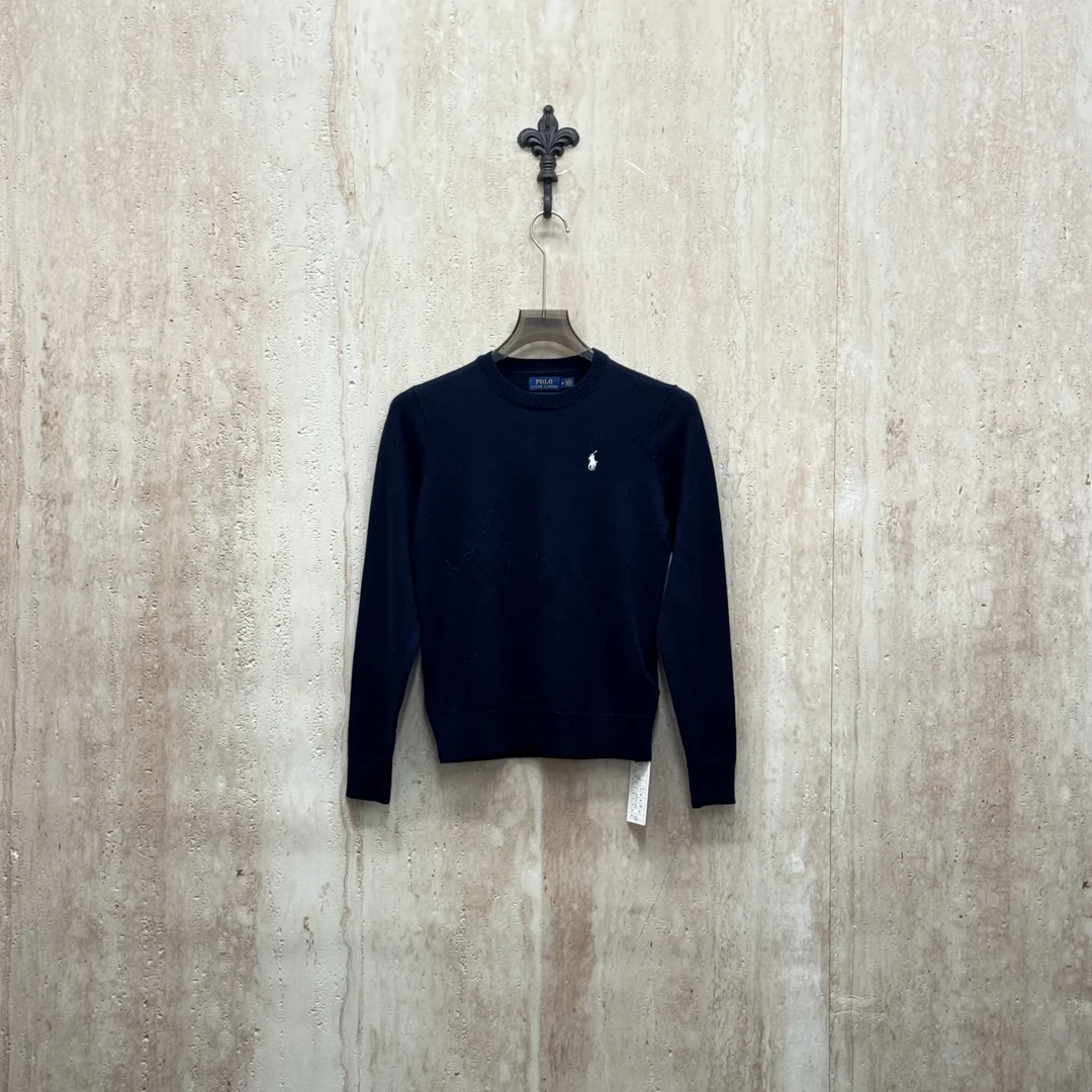 99新 POLO RALPH LAUREN 拉夫劳伦刺绣logo针织毛衣/m码/32470