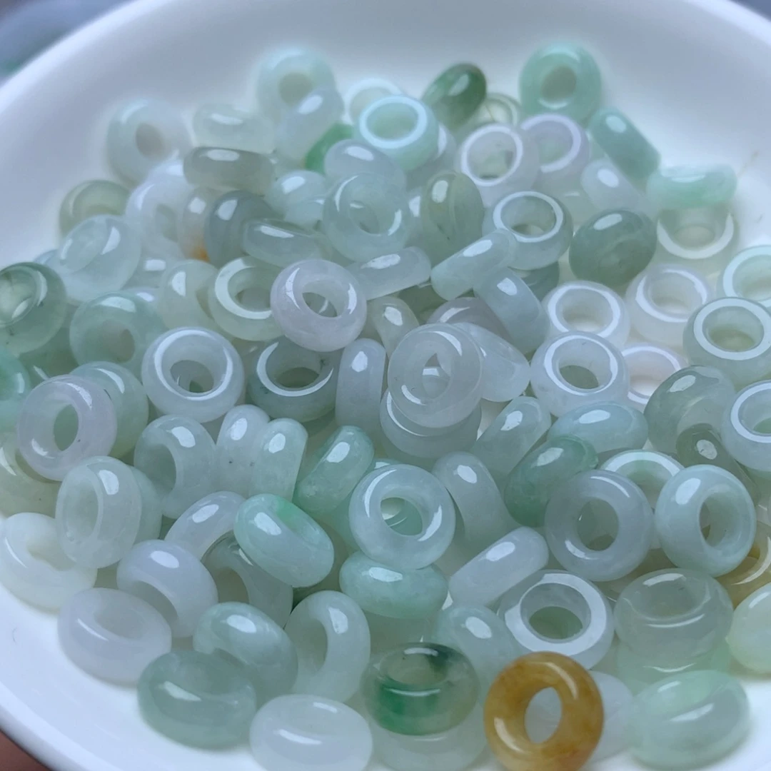 散珠翡翠卡9冰玉环30个