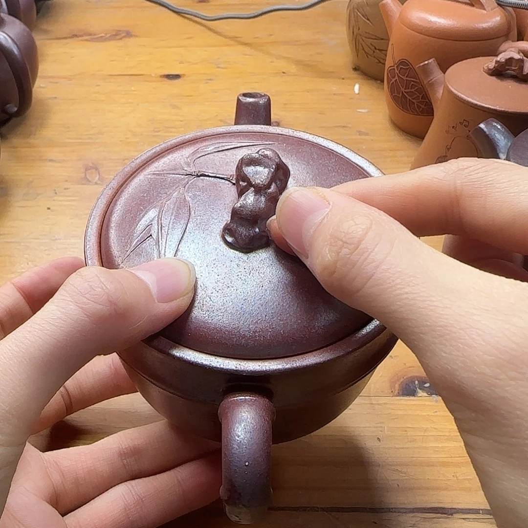 紫砂茶壶民间手艺人全手工制作