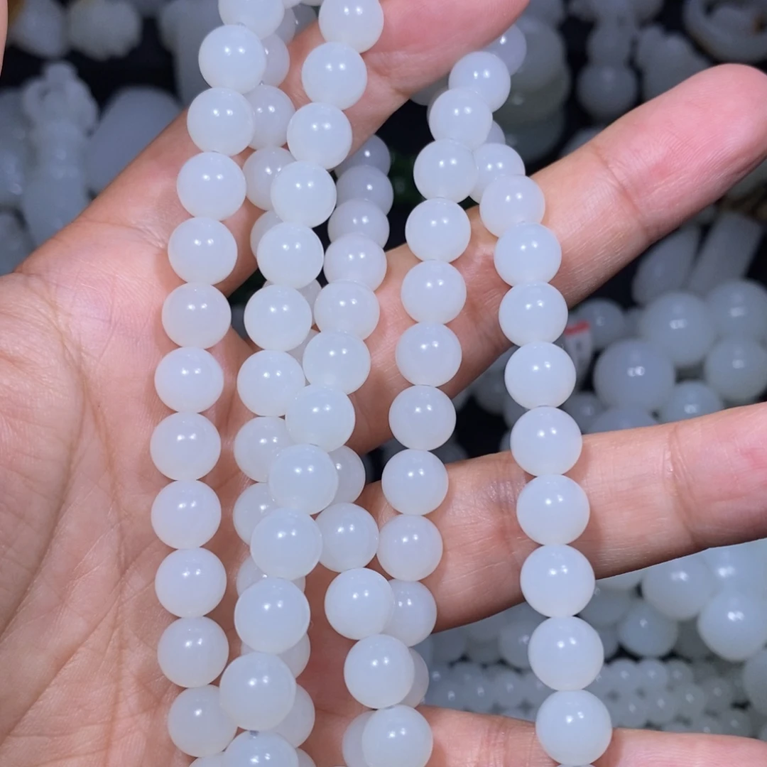 和田玉未镶嵌套链大**条