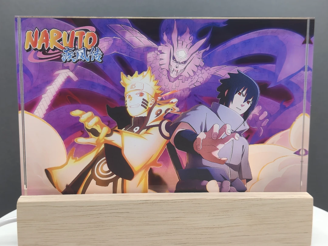 【火影忍者水晶砖1.5*10*15】周边高透亚克力水晶砖摆件收藏砖