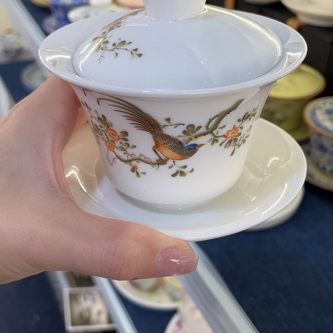 陶景德陶瓷盖碗茶具