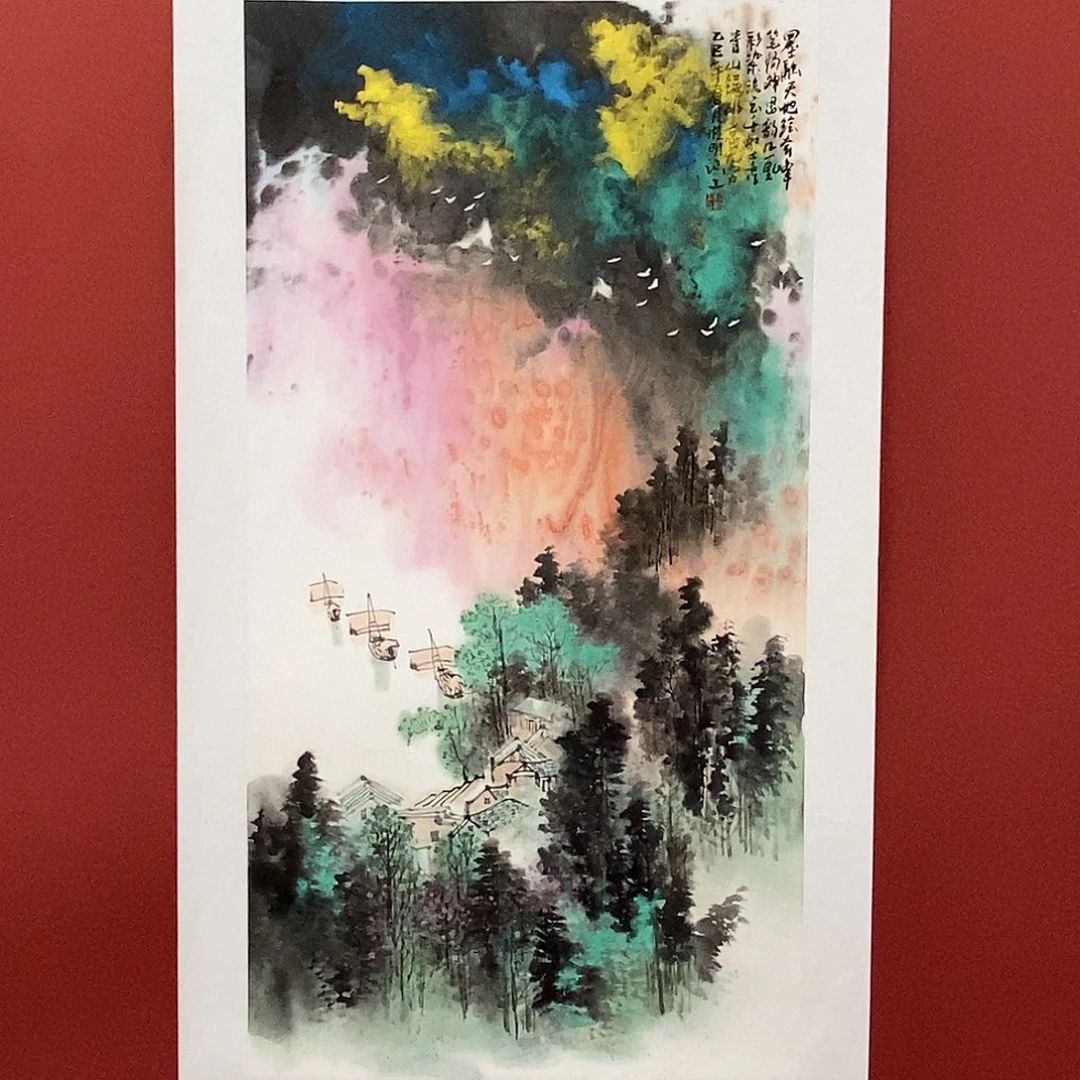 国画黄桂明三尺100*50精品佳作