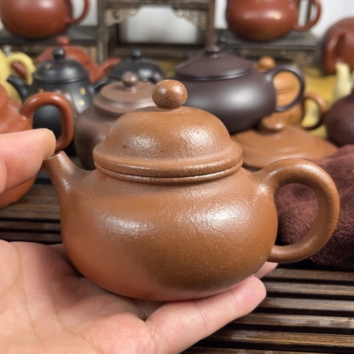 紫砂茶壶原矿紫砂半手工制作
