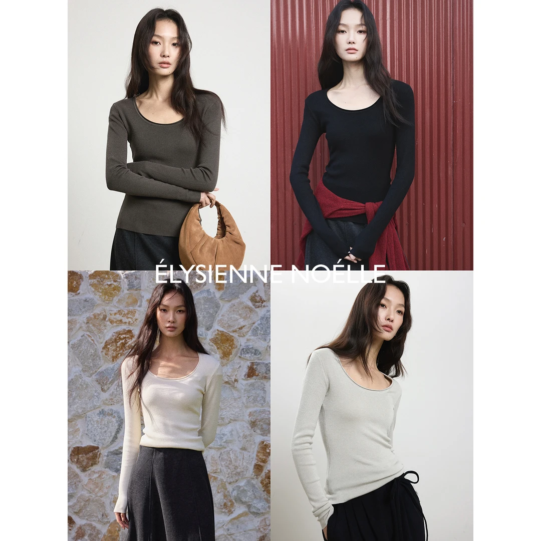 【EN】热皮针织衫 德国OTW|可机洗桑蚕丝兰精天丝澳毛 ENHA4010