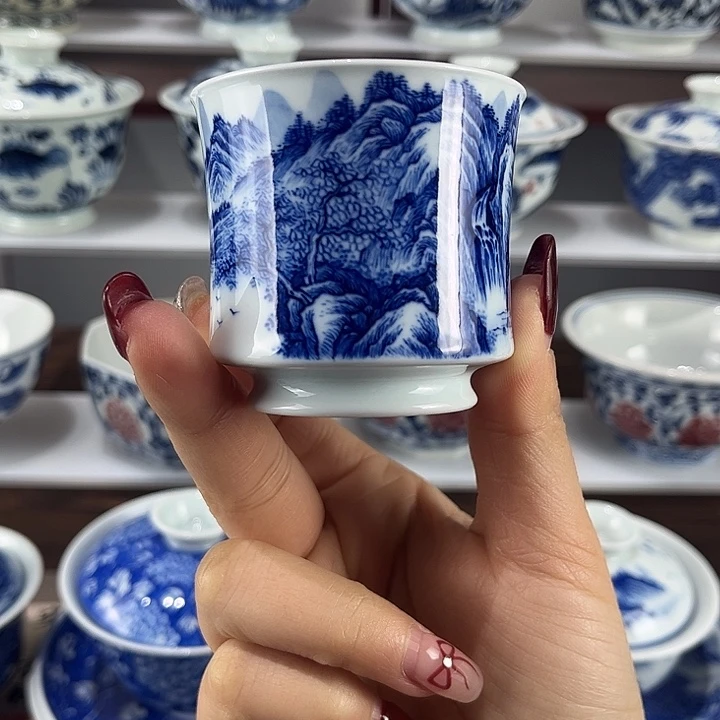 景德镇溪山居手工手绘