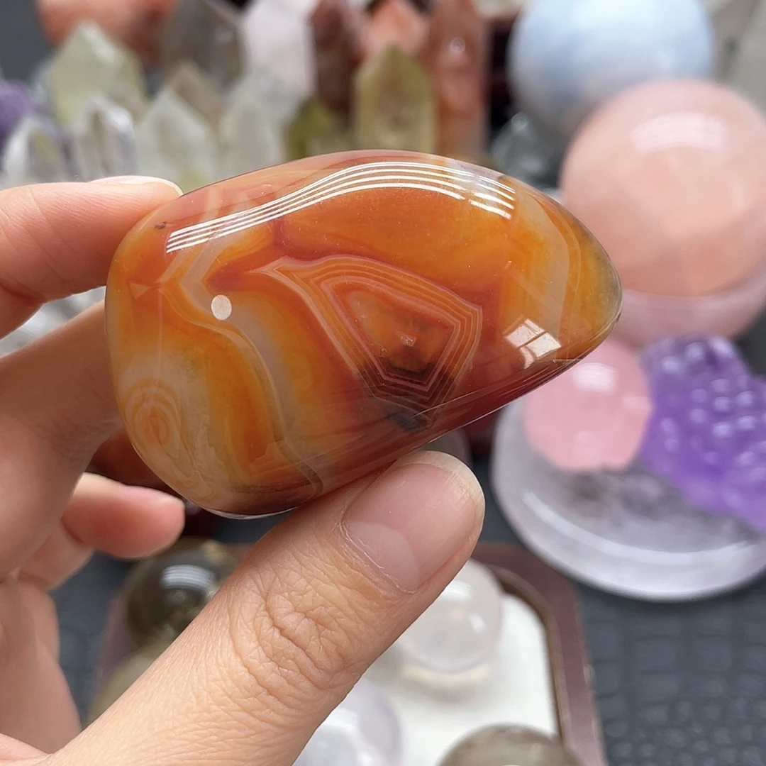 未镶嵌水晶珠宝半成品72蚕丝玛.瑙手把件