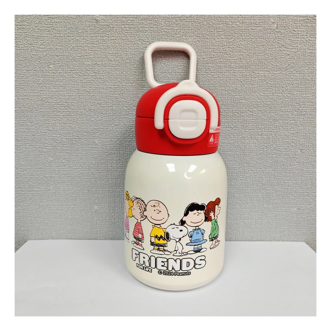 儿童保温杯男孩女生可爱便携小学生吸管杯高颜值卡通水杯子半