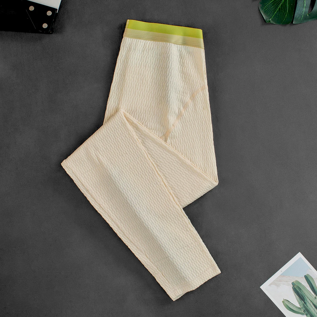 软糯亲肤婴儿棉男士保暖秋裤男潮流紧身内穿打底裤秋冬薄款棉毛裤