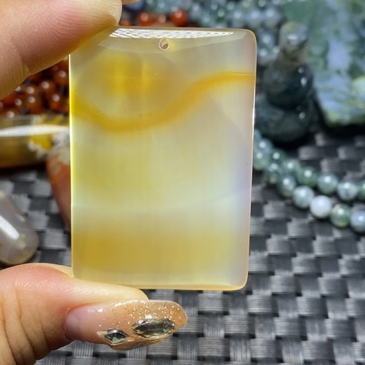 【闪购商品】玛瑙/玉髓颈饰未镶嵌文****ね