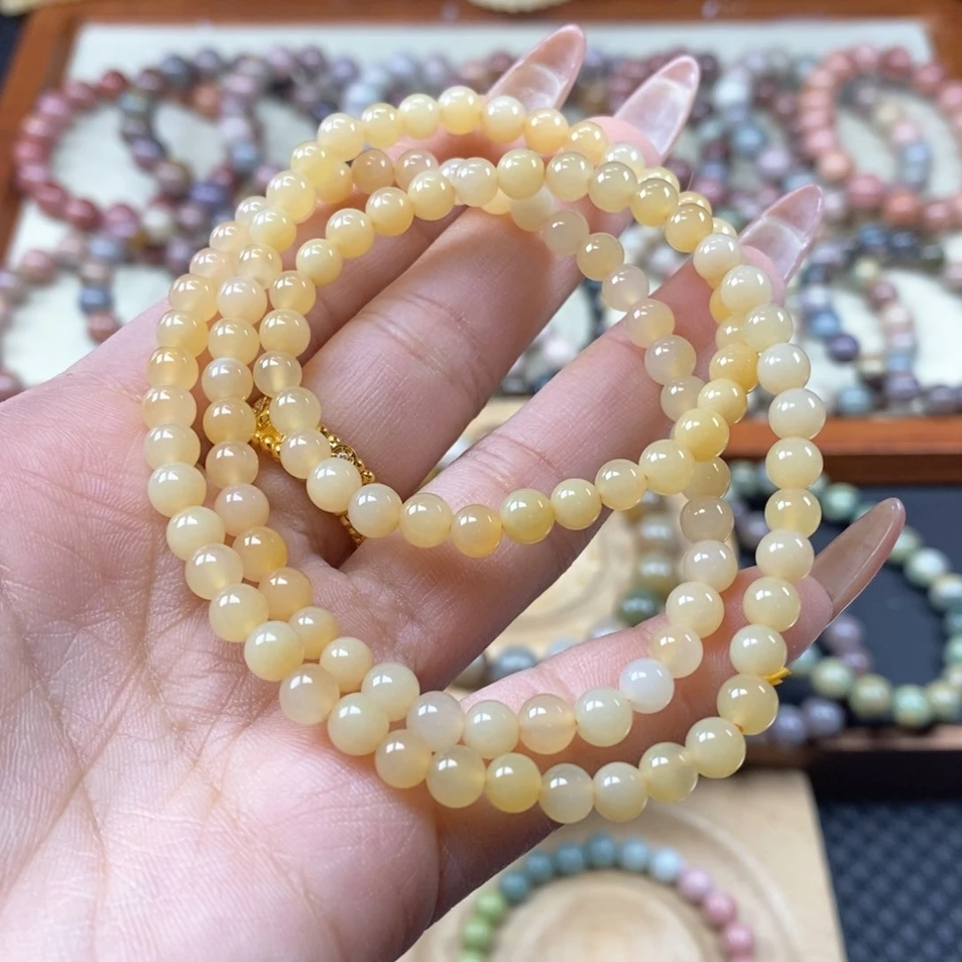 石英质玉手链未镶嵌懿*