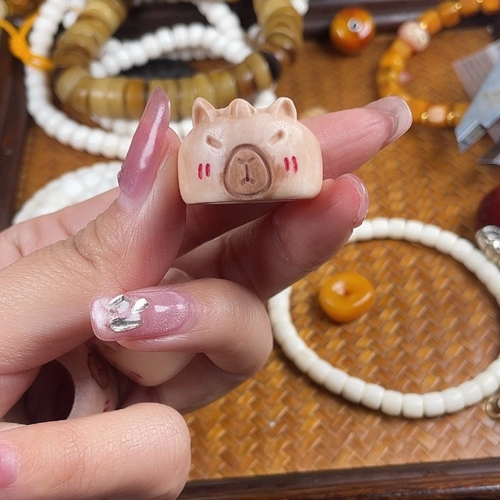 鹿骨手串/手链驼骨驼骨63，1.7左右