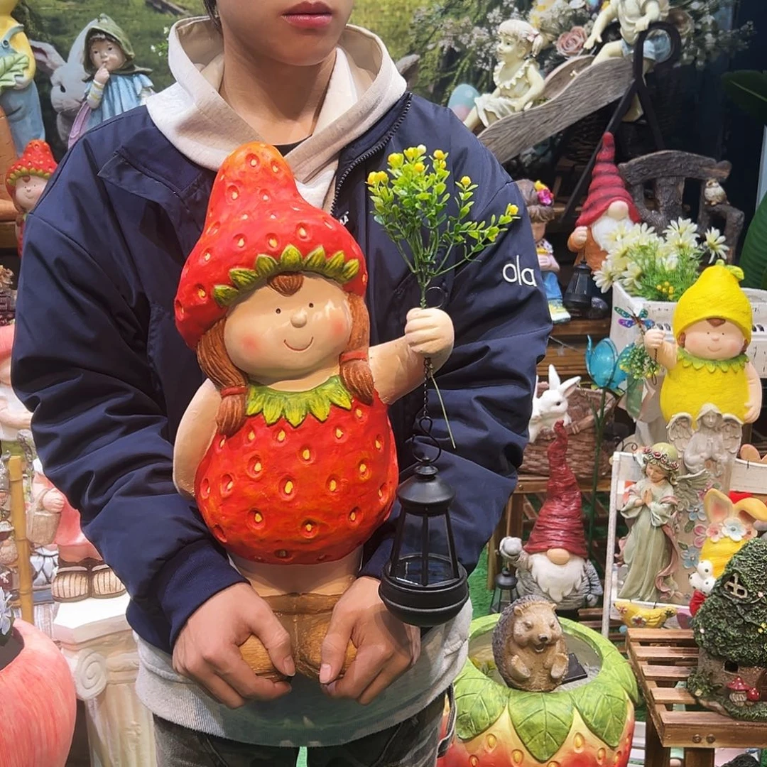 摆件花园摆件红红火火