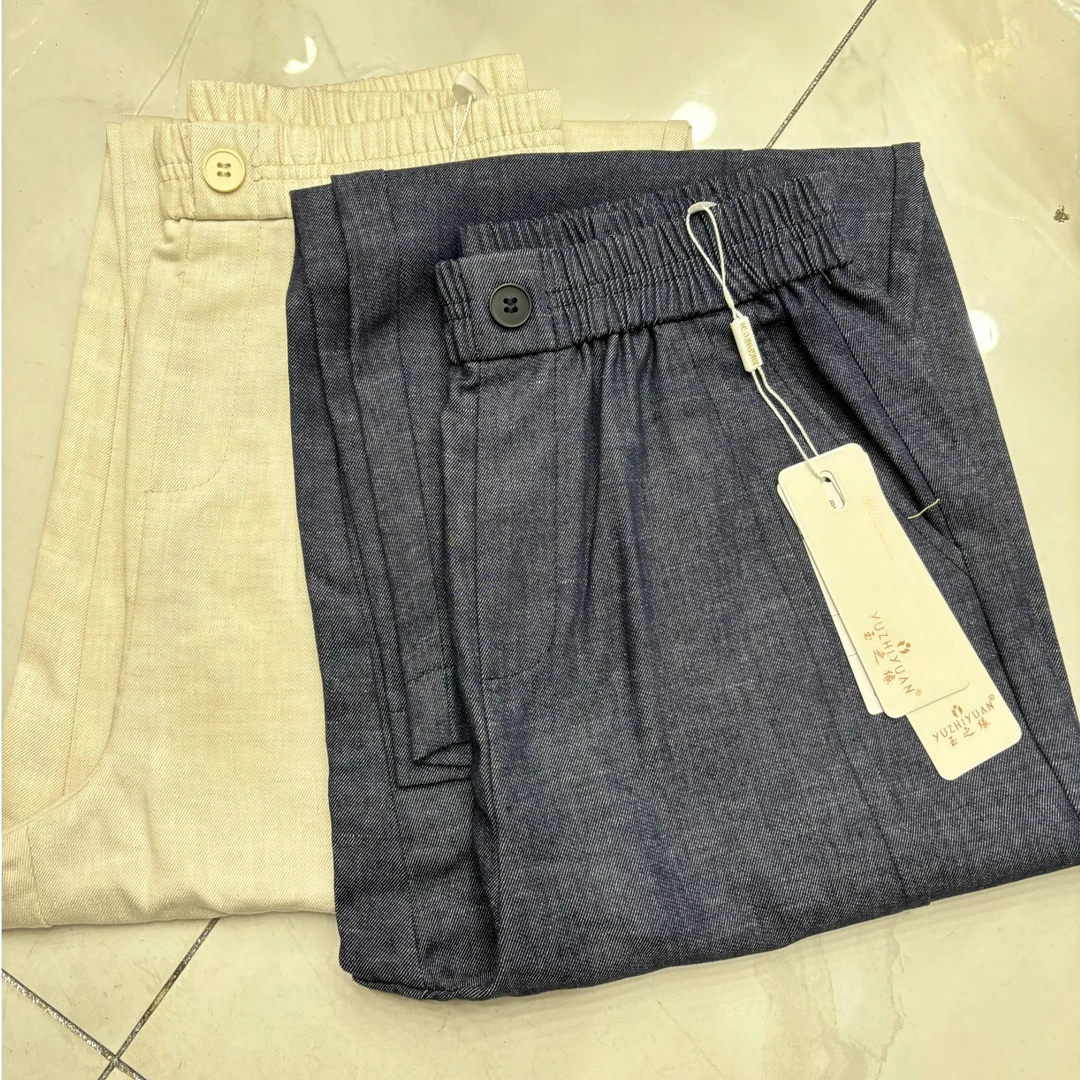 25063透气薄款纯色直筒裤夏季休闲裤时尚摩斯风