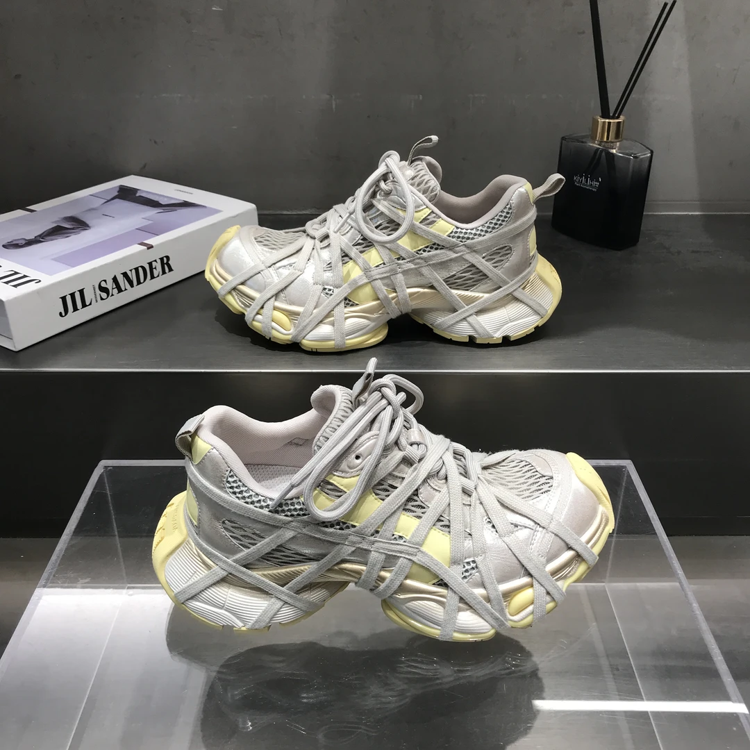 潮牌单网老爹鞋女2025新款厚底夏季老爹鞋女款2025新款爆款