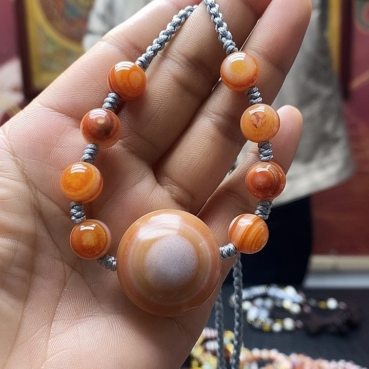 玛瑙/玉髓合金颈饰