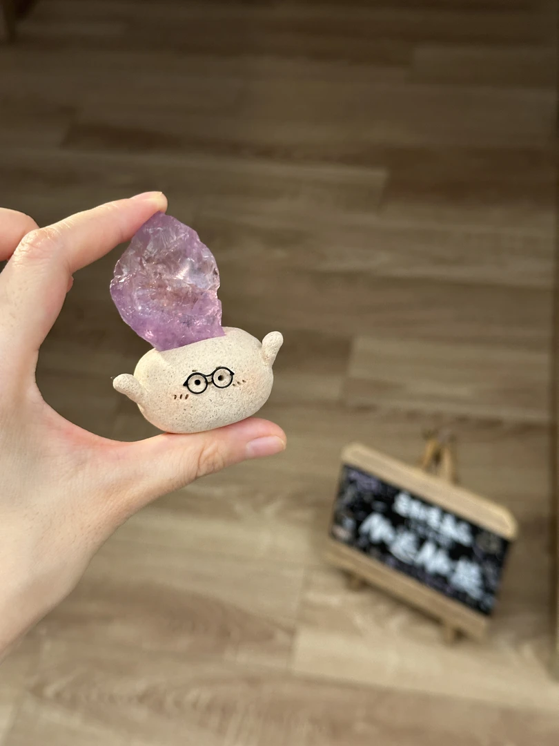 水晶小豆丁可爱高品质紫黄精